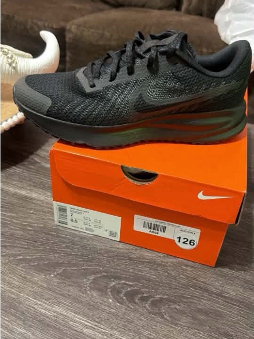 Nike Women’s Black Knit Running Sneakers